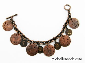 Book Bracelet by Michelle Mach