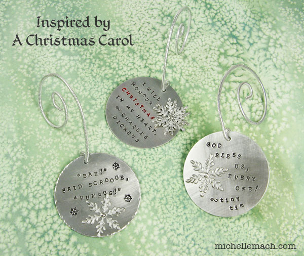 Ornaments Inspired by A Christmas Carol