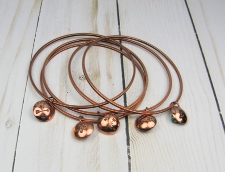 Copper Bangles by Michelle Mach