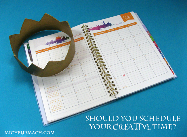Should you schedule your creative time?