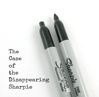 Disappearing Sharpie