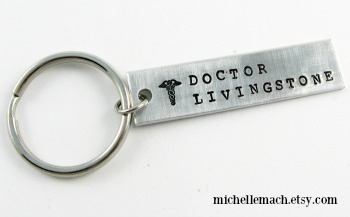 Doctor Livingstone Keychain