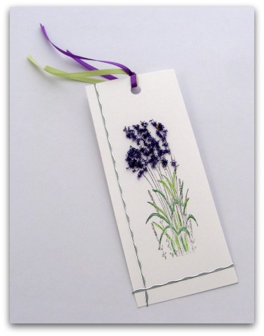 Purple Flower Bookmark