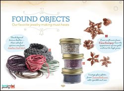 Found Objects page from Handcrafted Jewelry Studio emag