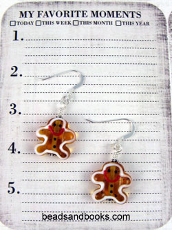 gingerbread earrings