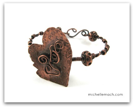 Heart bracelet by Michelle Mach