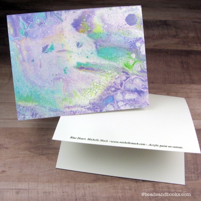 Lavender Card With Heart