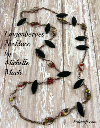 Lingonberries Necklace by Michelle Mach