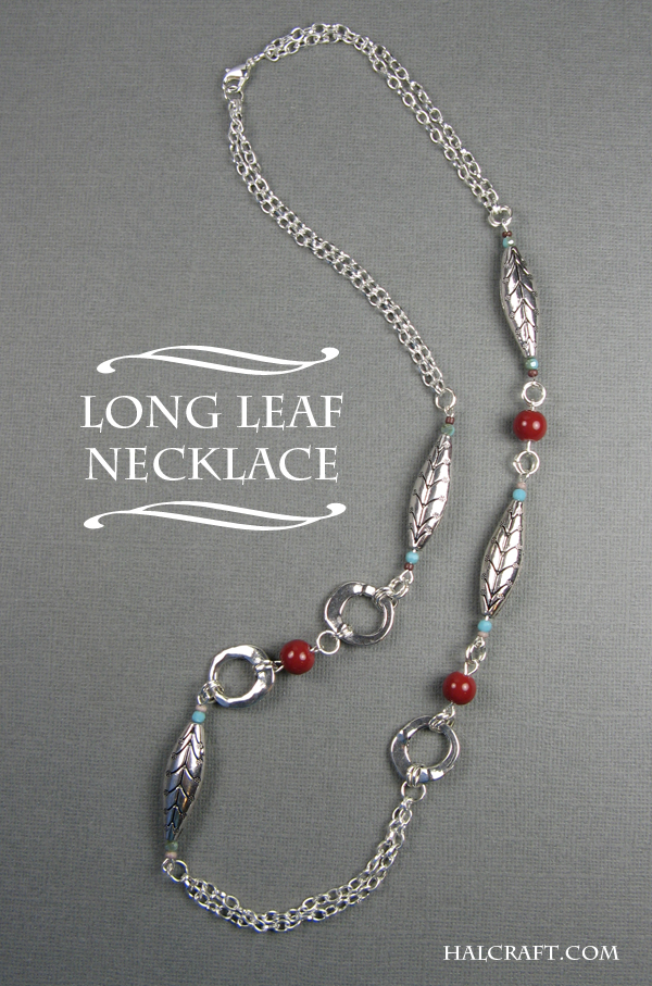 Long Leaf Necklace by Michelle Mach