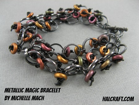 Metallic Magic Bracelet by Michelle Mach