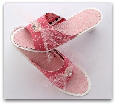 Pink Scrapbooking Shoes