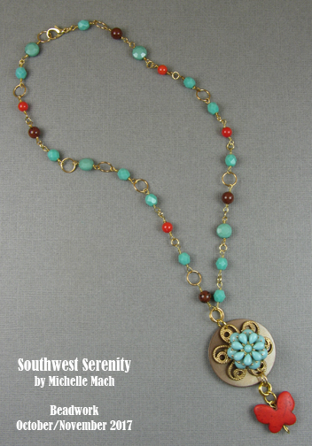 Southwest Serenity necklace by Michelle Mach