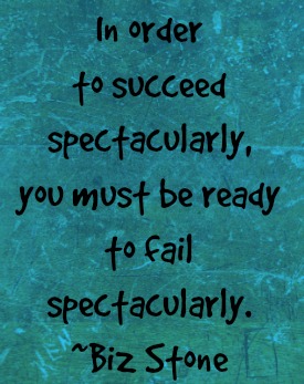 In order to succeed ...
