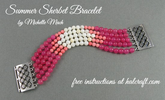 Summer Sherbet Bracelet by Michelle Mach