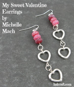 Sweet Valentine Earrings by Michelle Mach