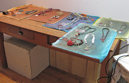 Table of jewelry designs