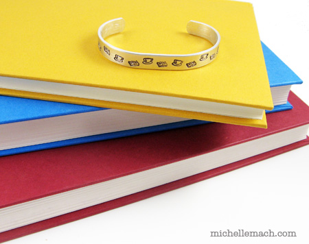 Tea and Book Bracelet by Michelle Mach