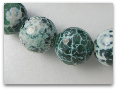 Faceted agate rounds