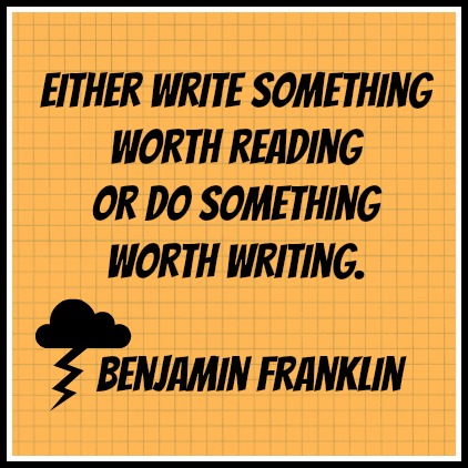 Write Something Worth Reading