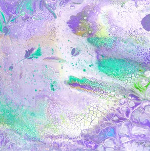 Lavender abstract by Michelle Mach