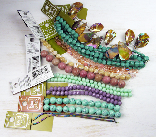 Beads for Pretty Pallettes Challenge April 2017