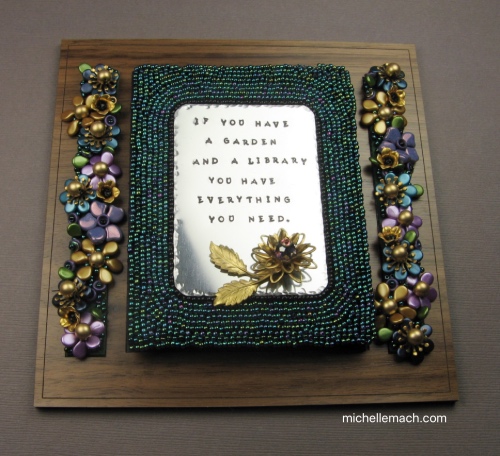 Beaded square by Michelle Mach