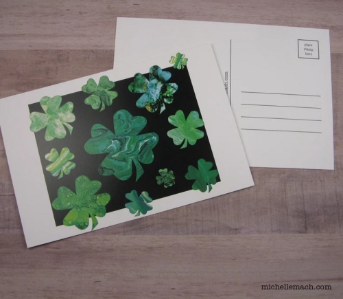 Four Leaf Clover postcards
