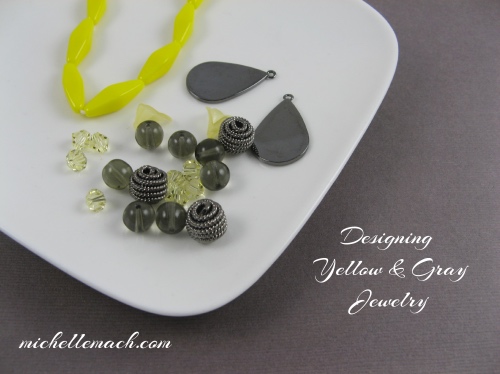 Designing Jewelry With Yellow and Gray