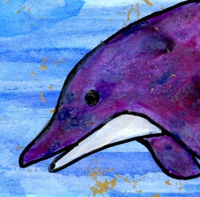 Close-up of Dolphin Magic