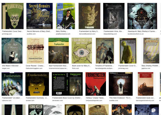 Frankenstein Book Covers