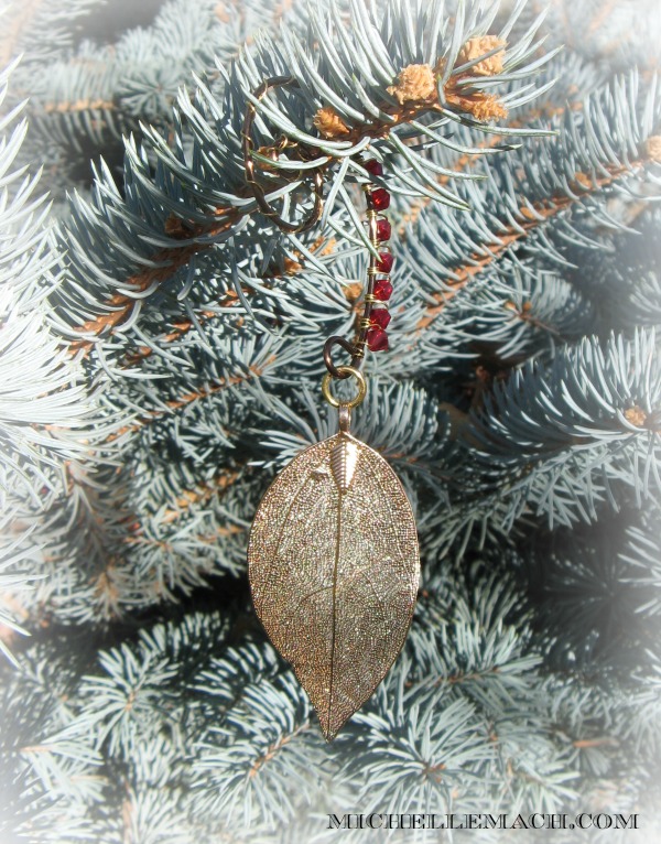Holiday Leaf Ornament by Michelle Mach