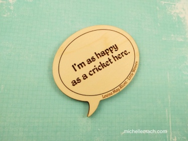 Happy As A Cricket - Magnet by Michelle Mach
