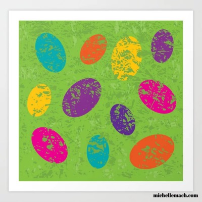 Hidden Easter Eggs Print