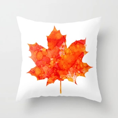 Maple Leaves Pillow